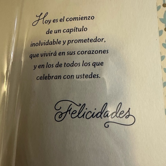 🧡10/$10 Brown Wedding Card with Colorful Text - Picture 3 of 5